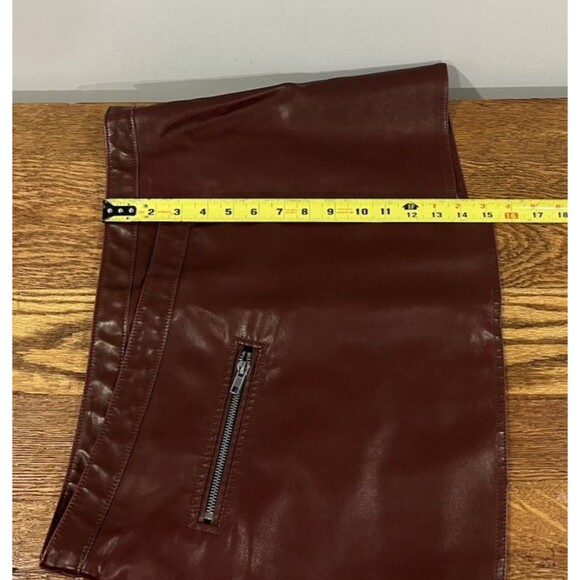 Wild Fable Black Faux Leather Mini Skirt Size M - Picture 5 of 7